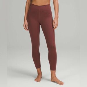 NWOT Lululemon InStill High-Rise Tight 25" - Smoky Red (Size 4)